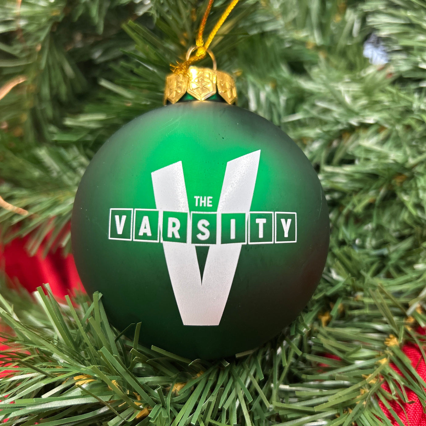 Green Christmas Ball Ornament