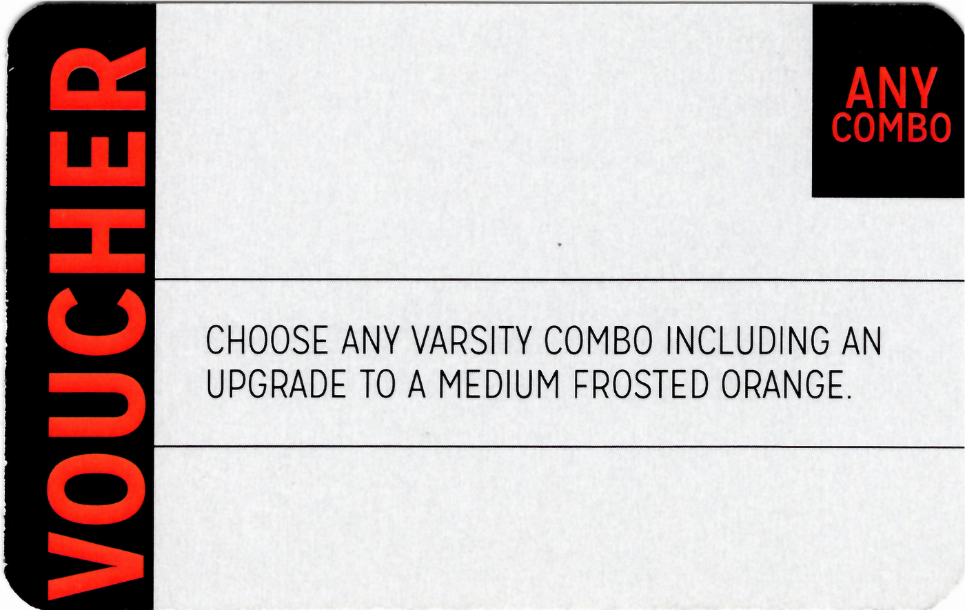 Any Combo Voucher (Pickup in Atlanta)