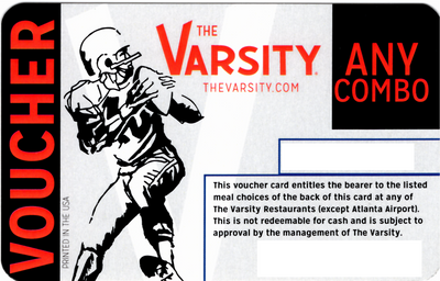Any Combo Voucher (Pickup in Atlanta)