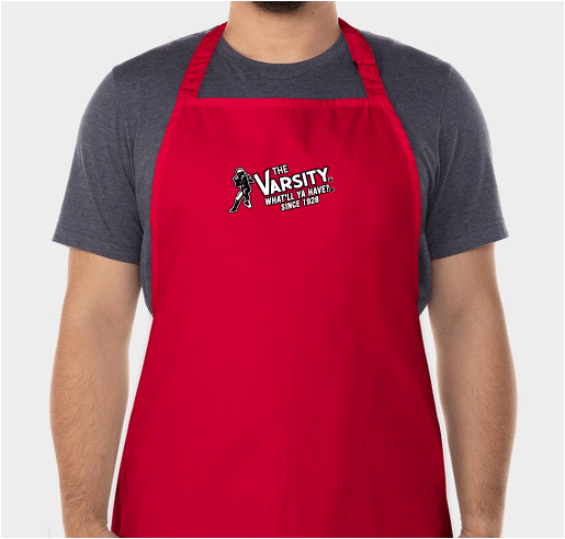 Red Varsity Apron