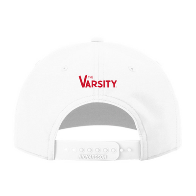 "Chili Dog" Athletic Rope Cap, White w/ Red logo