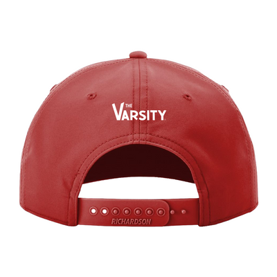 "Chili Dog" Athletic Rope Cap, Red w/ White logo