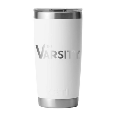 White Varsity Yeti Tumbler