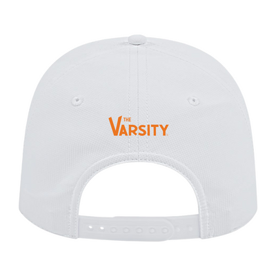 "Frosted Orange" Athletic Rope Cap, White w/ Orange logo