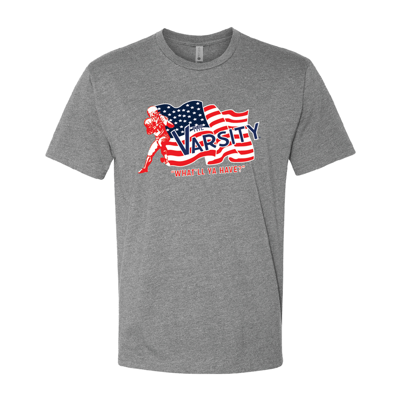 Gray American Flag T-Shirt