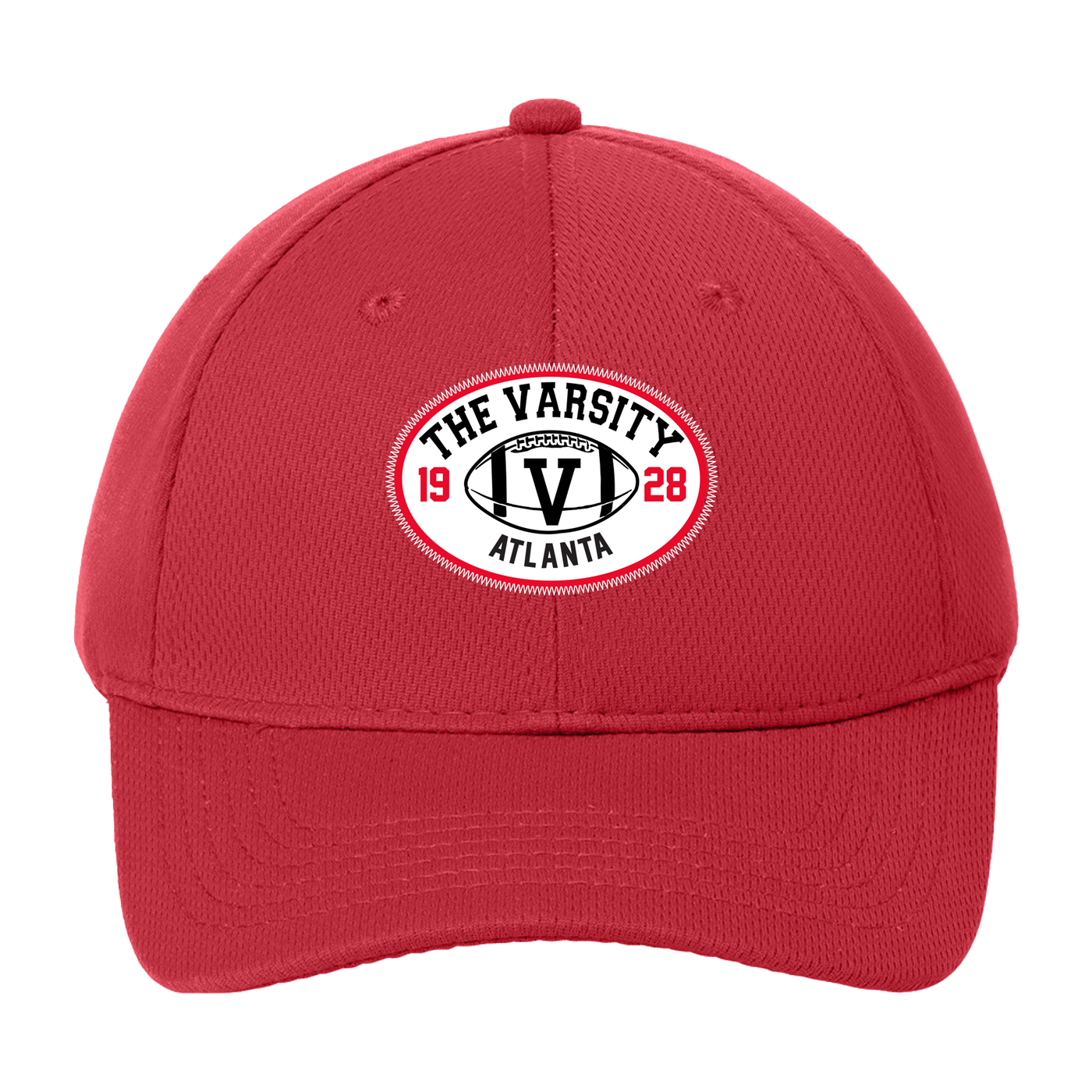Varsity Football Patch Cap, Red