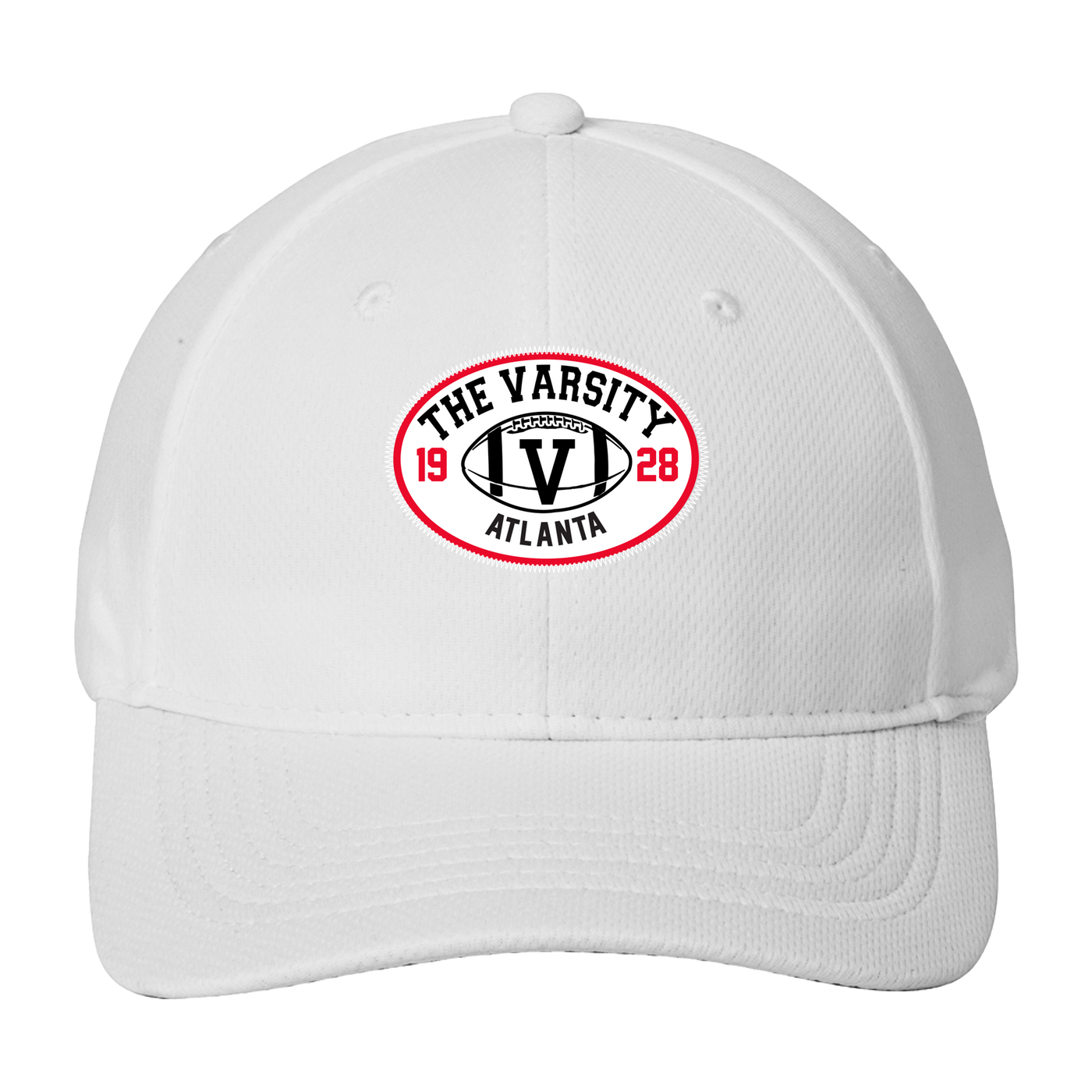 Varsity Football Patch Cap, White