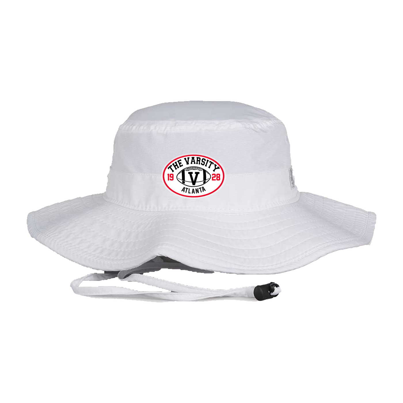Varsity Football Patch "Boonie" Hat, White