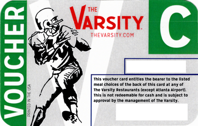 Voucher C (Pickup in Atlanta)