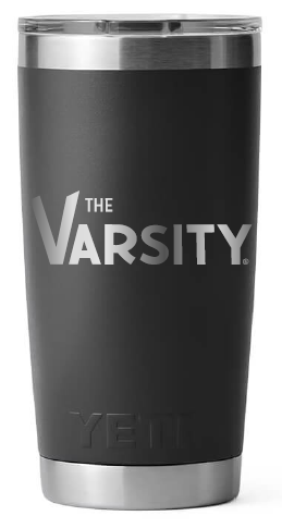 Black Varsity Yeti Tumbler