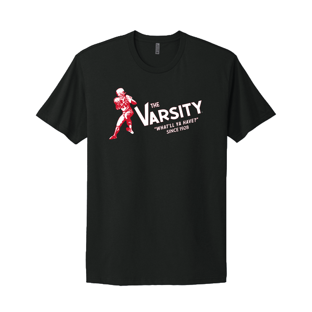 Classic Logo Black T-Shirt – The Varsity